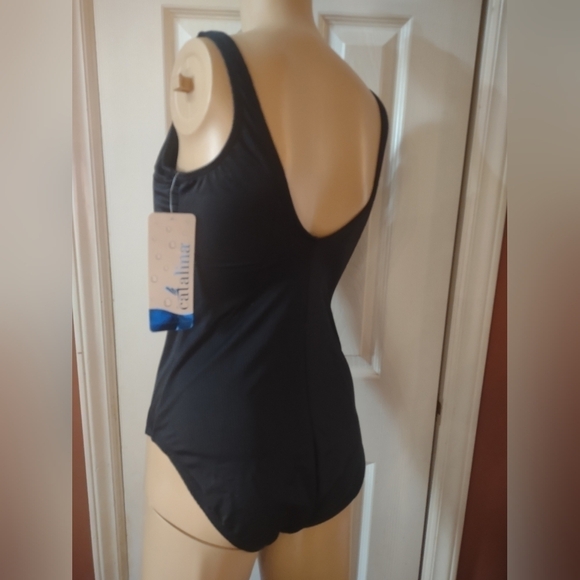 NWT Carolina women's black one piece swim suit bathing suit - Picture 3 of 4